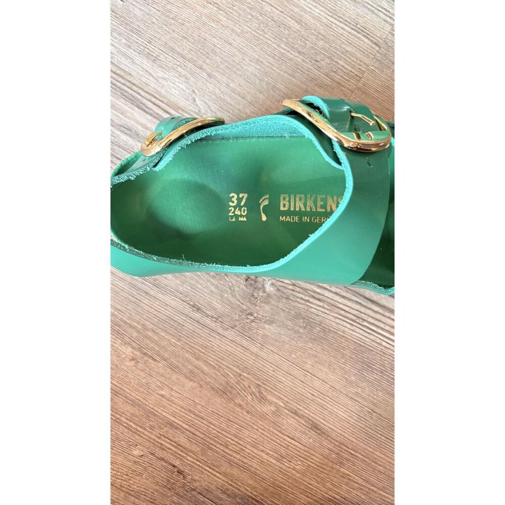 Birkenstock Milano Big Buckle High Shine Sandals Digital Green EU 37 US 6–6.5 - Picture 6 of 8